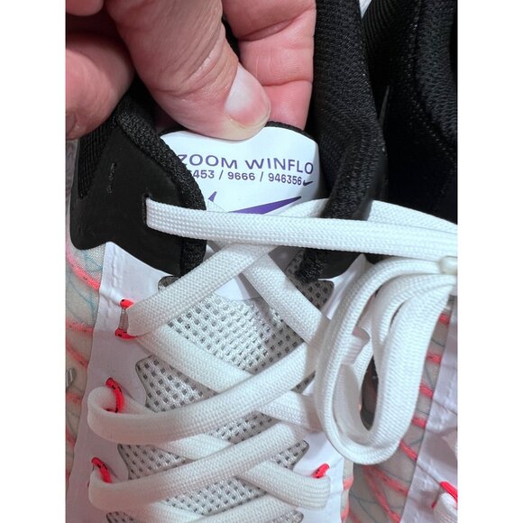 Nike Zoom Winflo 7 Running Shoes White & Black Size 10 - Picture 9 of 13